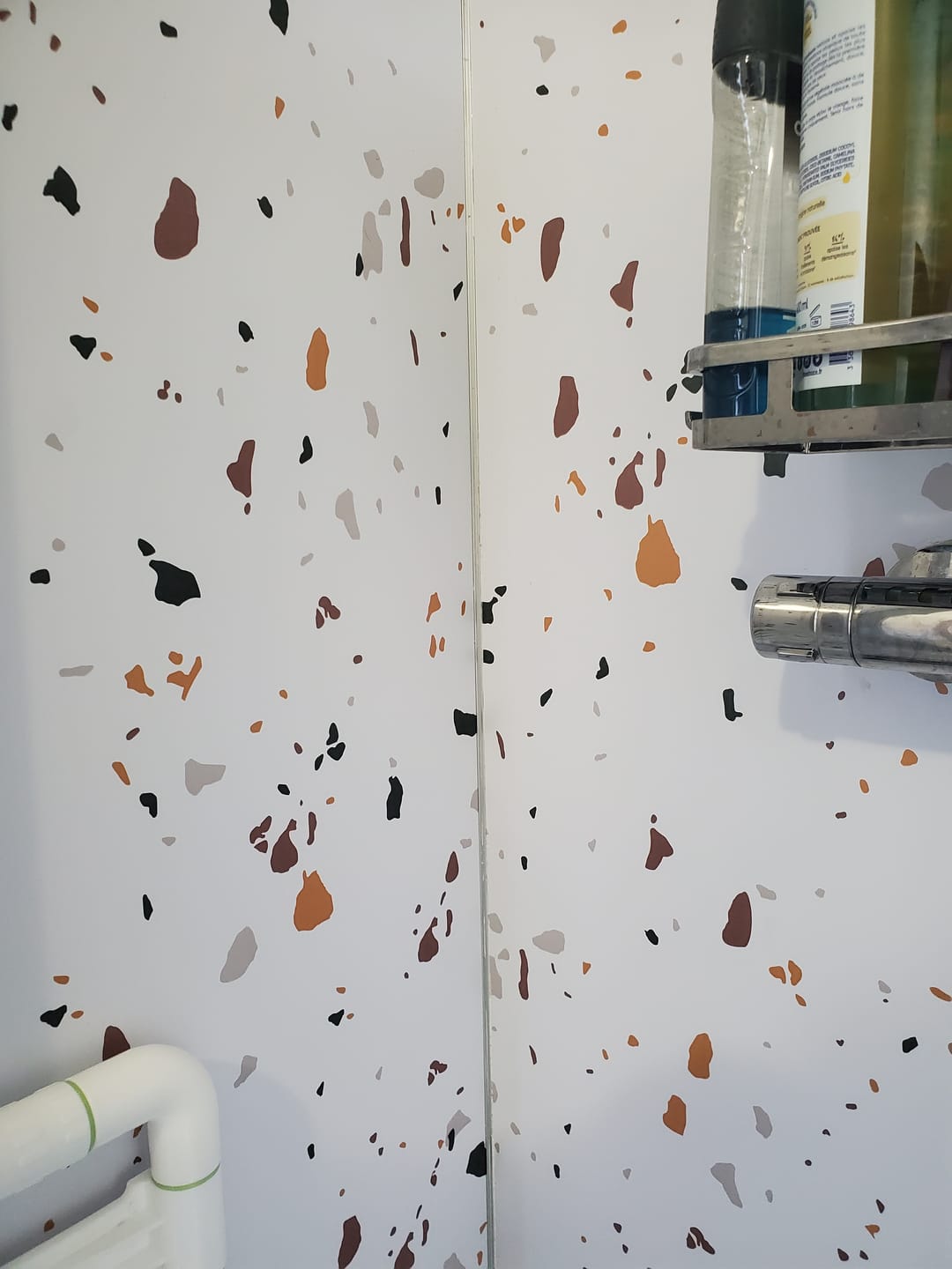 Customer photo review of Baguette 90 d'angle aluminium intérieur pvc/spc/feuille de pierre