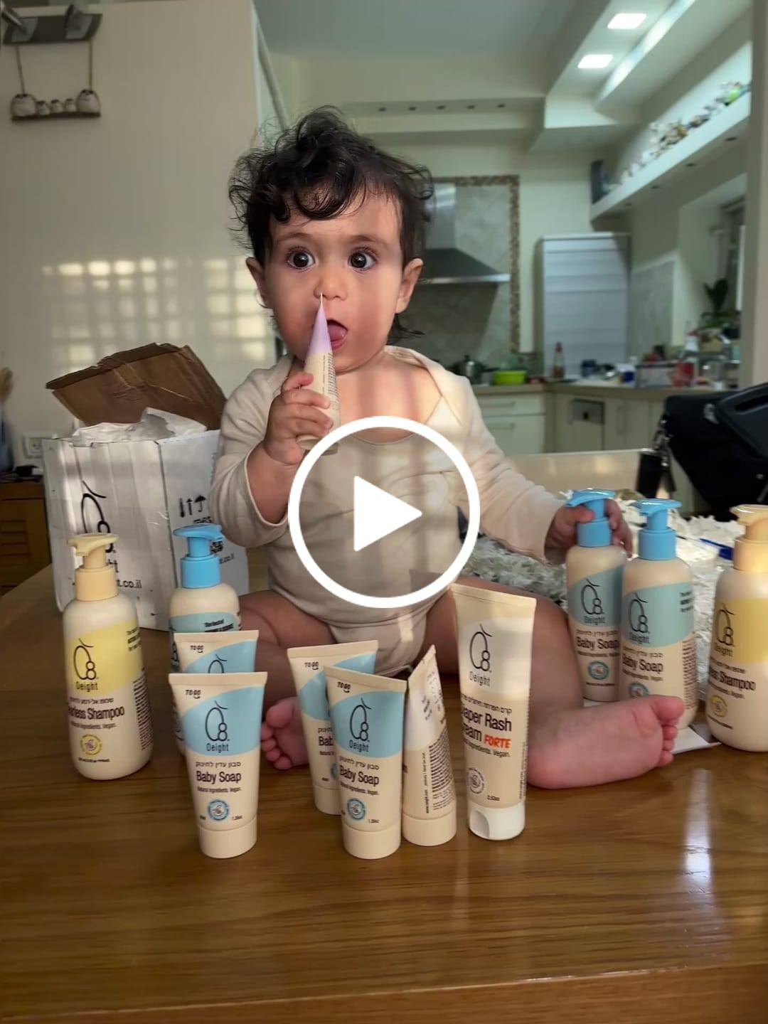 Customer video review of סבון עדין לתינוק - מבוסס רכיבים טבעיים בריח עדין