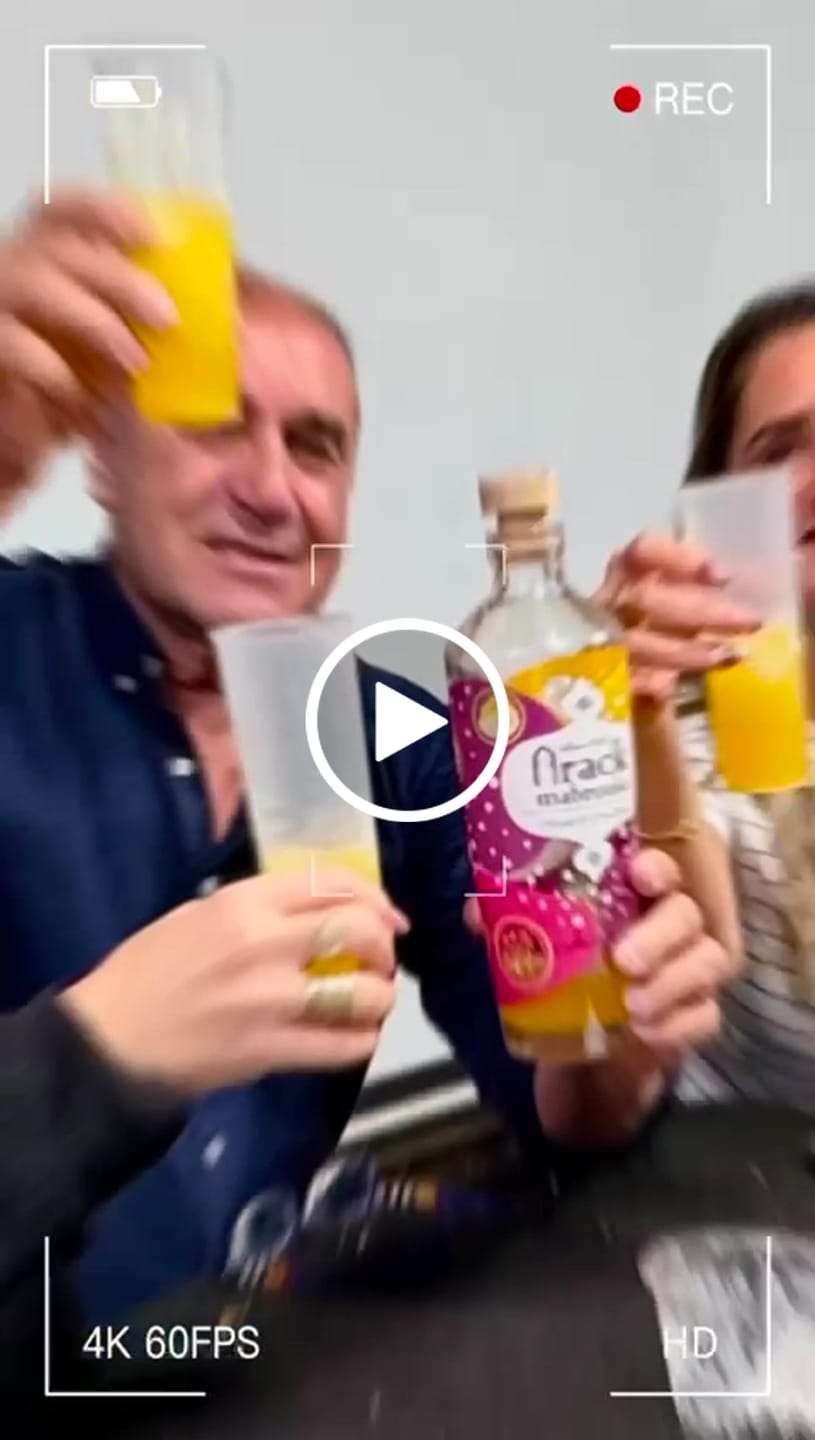 Customer video review of קוקטייל ערק פסיפלורה