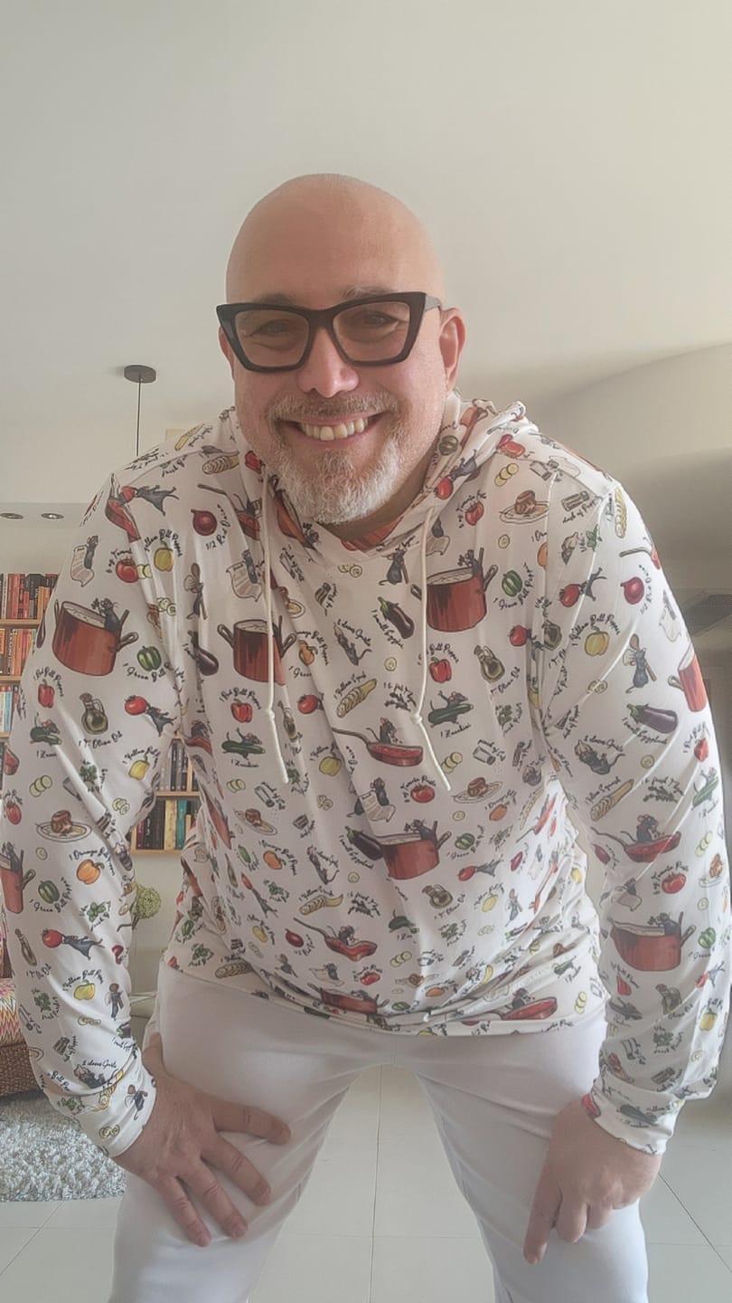 Customer photo review of Disney and Pixar Ratatouille "Bon Rat-Pétit" – Performance Hoodie