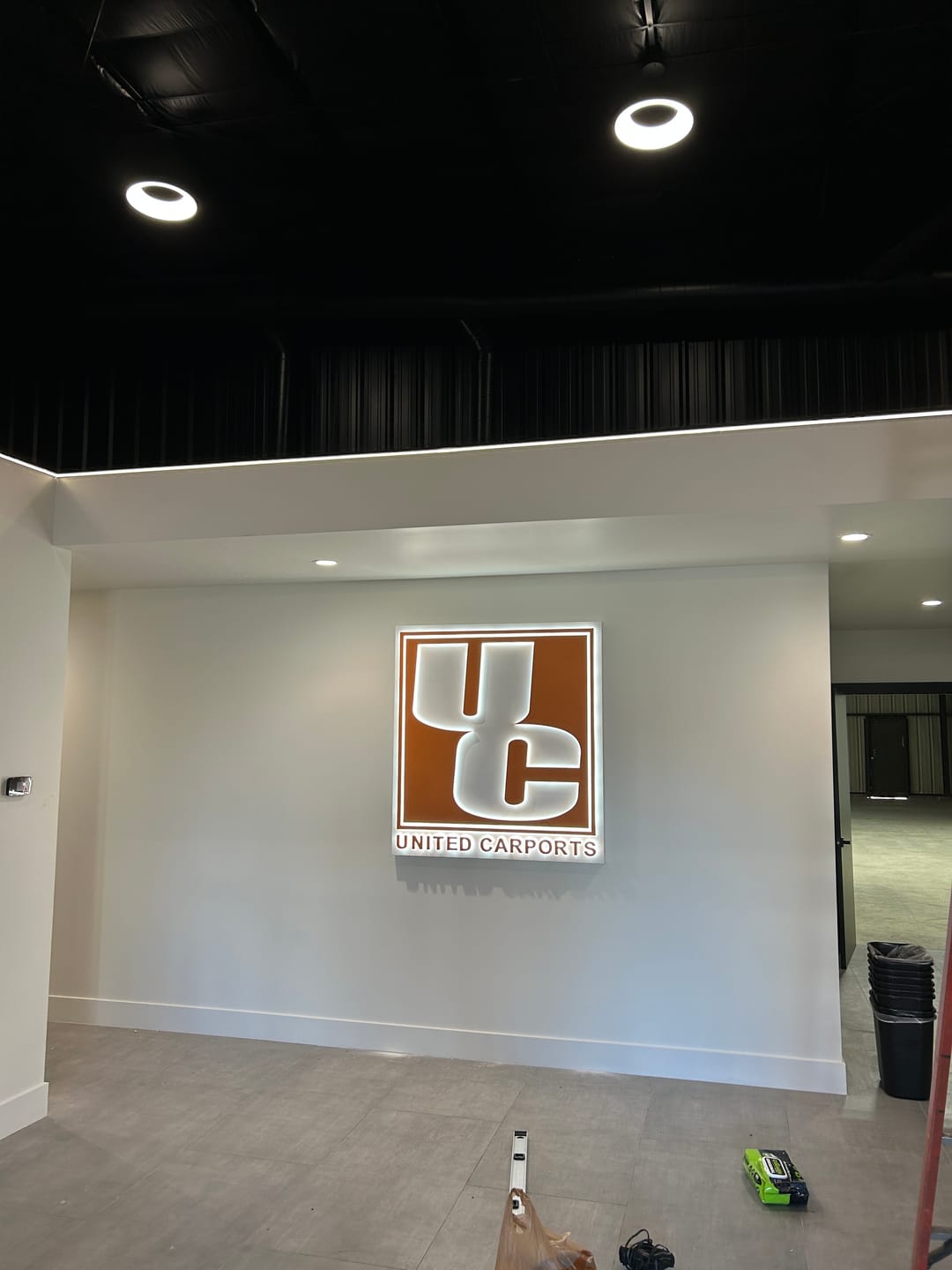 Customer photo review of CUSTOM MOCKUP SIGN FOR Garrett Spates