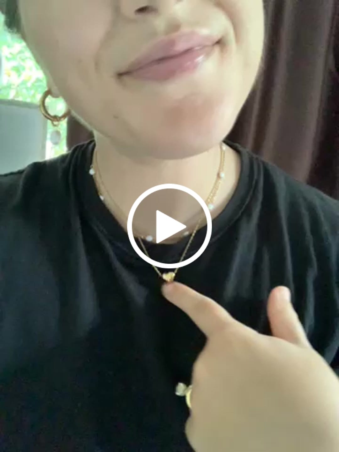 Customer video review of Riley® Dainty Heart Necklace