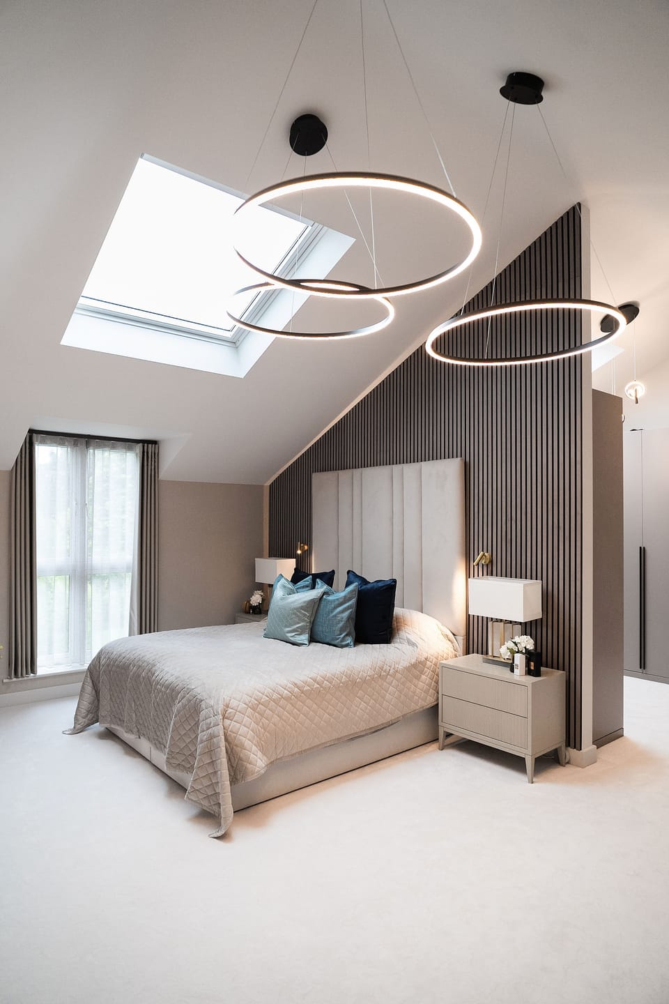 Customer photo review of SlatWall Acoustic Grey Oak Panel