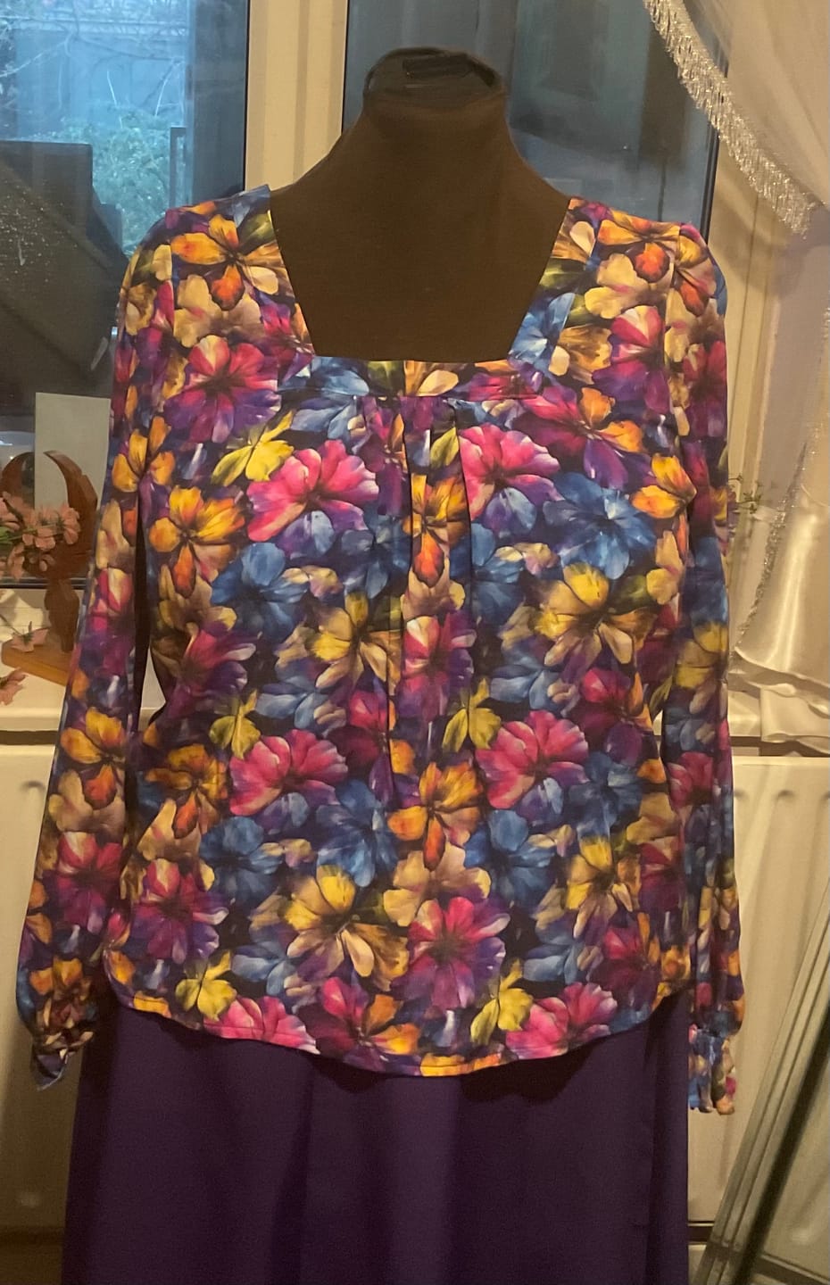 Customer photo review of Midnight Muse Viscose Twill Fabric