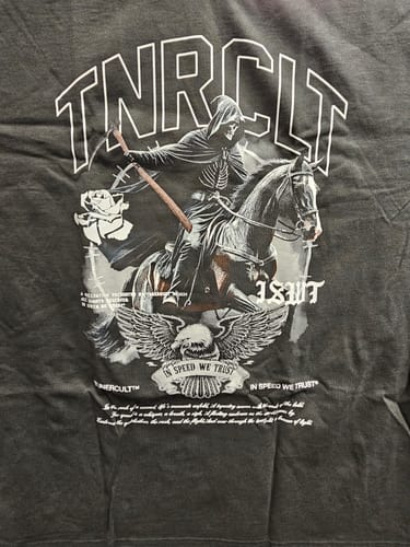 Customer photo review of MYSTERY TEE