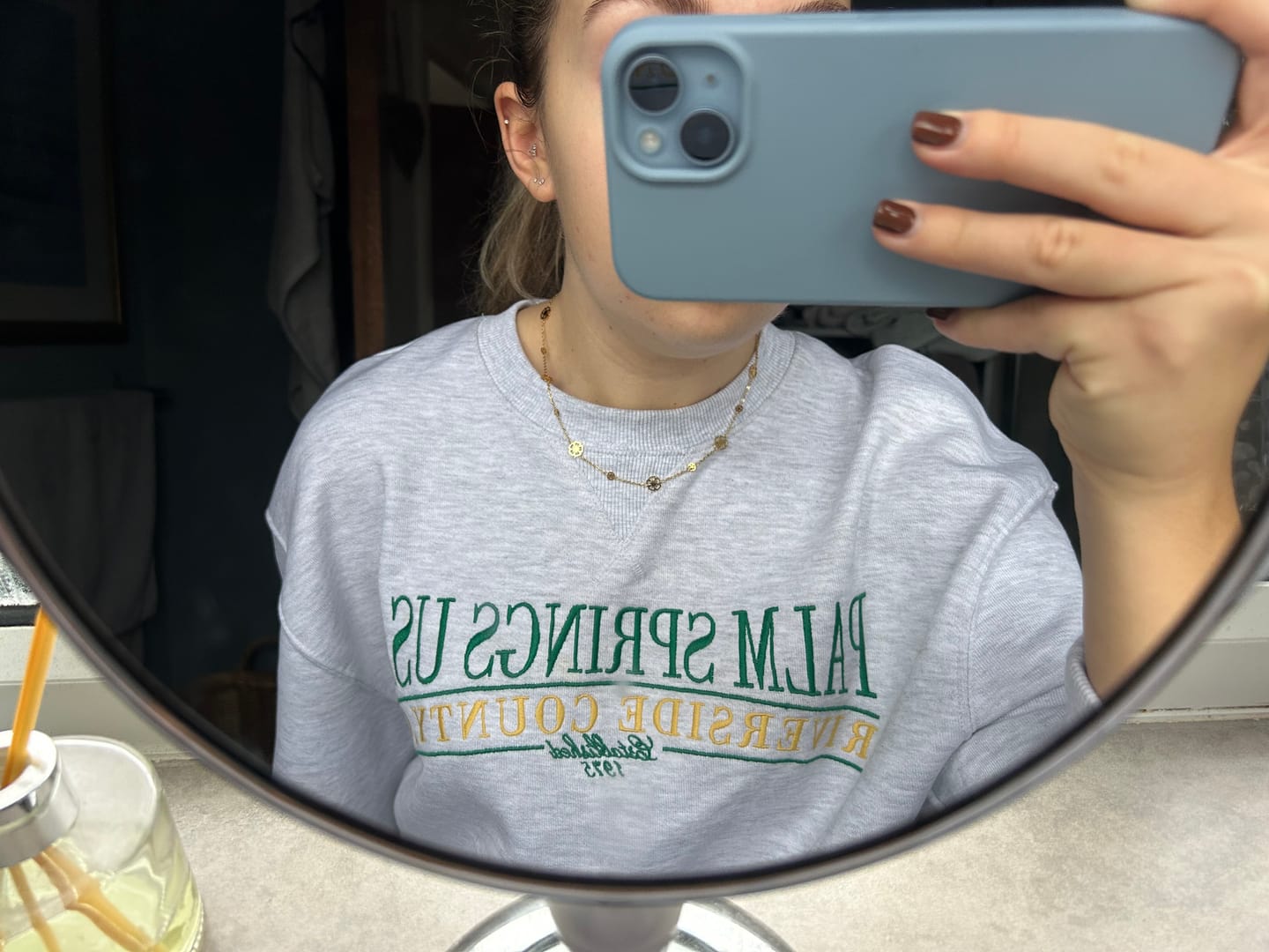 Customer photo review of Initial Chain Necklace