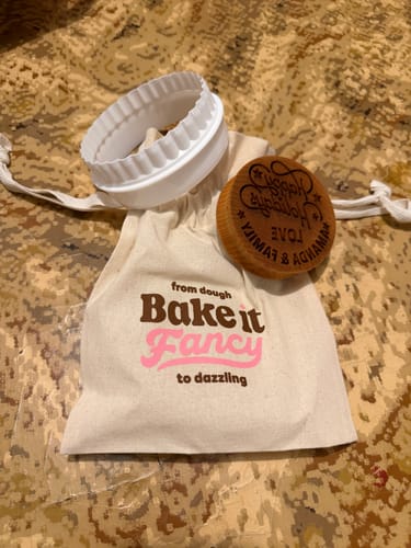 Customer photo review of Custom Christmas Cookie Stamp Embosser - Design #8