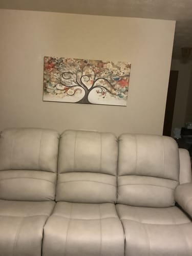 Customer photo review of FANTASY TREE CANVAS