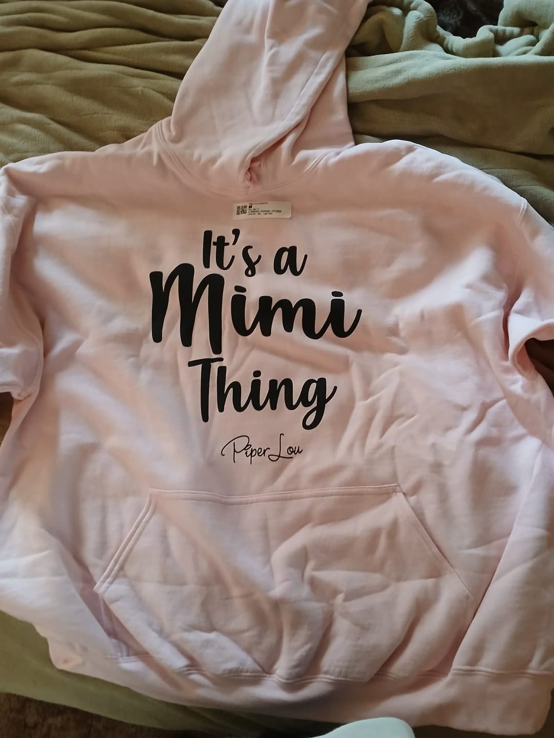 Customer photo review of It's A Mimi Thing Graphic Hoodie