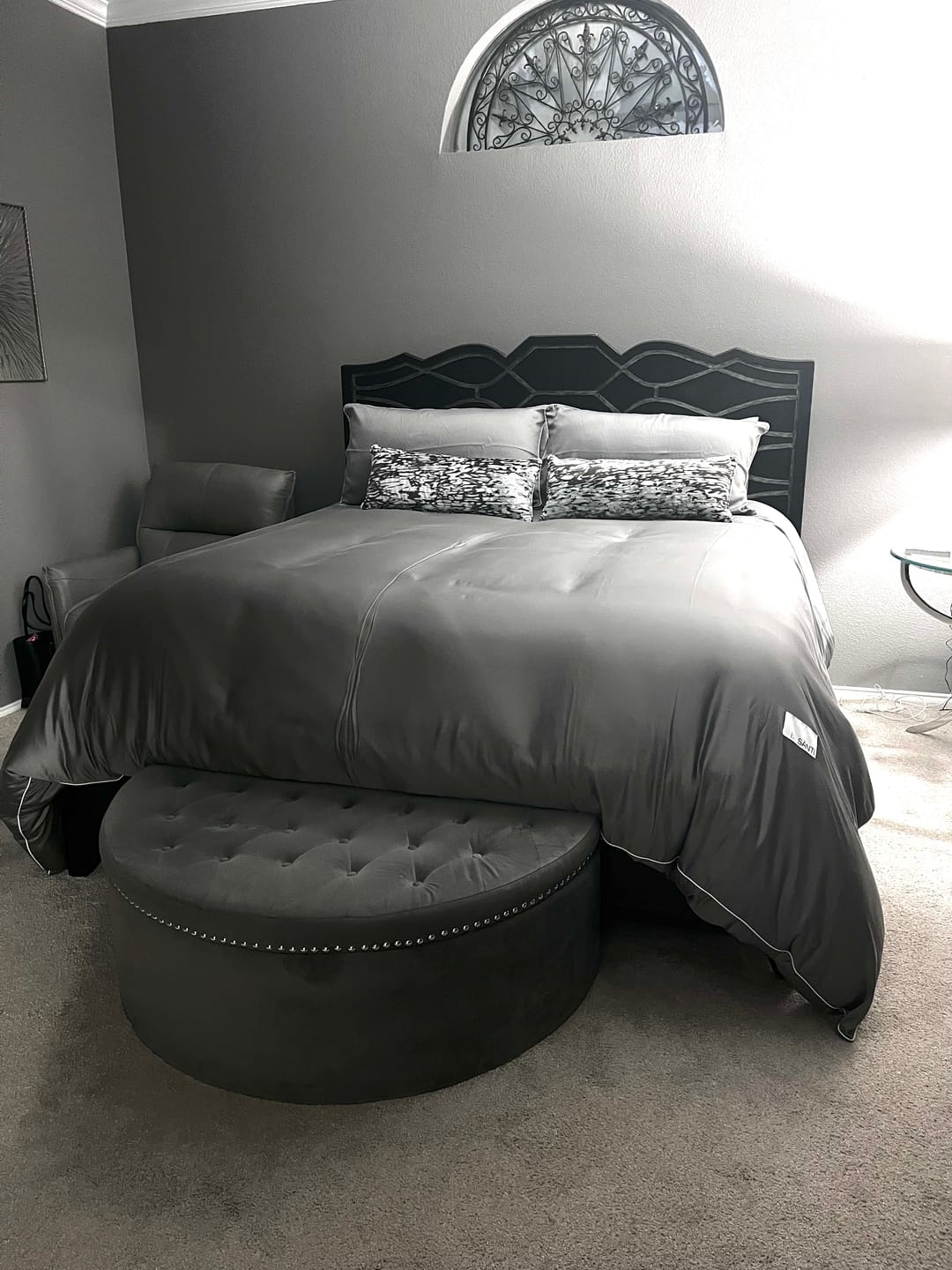 Customer photo review of The BRISA Over-Sized Summer Eucalyptus Bedding Set