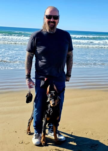 Customer photo review of Moriso Denim Biker Jeans