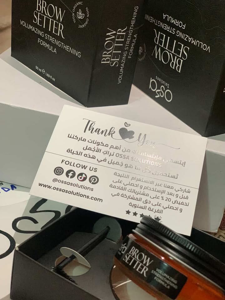 Customer photo review of مثبت و مرطب الحواجب - 50 مل