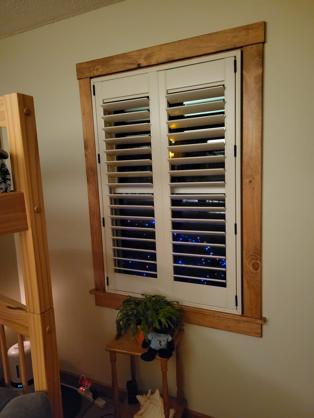Customer photo review of Hybrid Wood Plantation Shutter