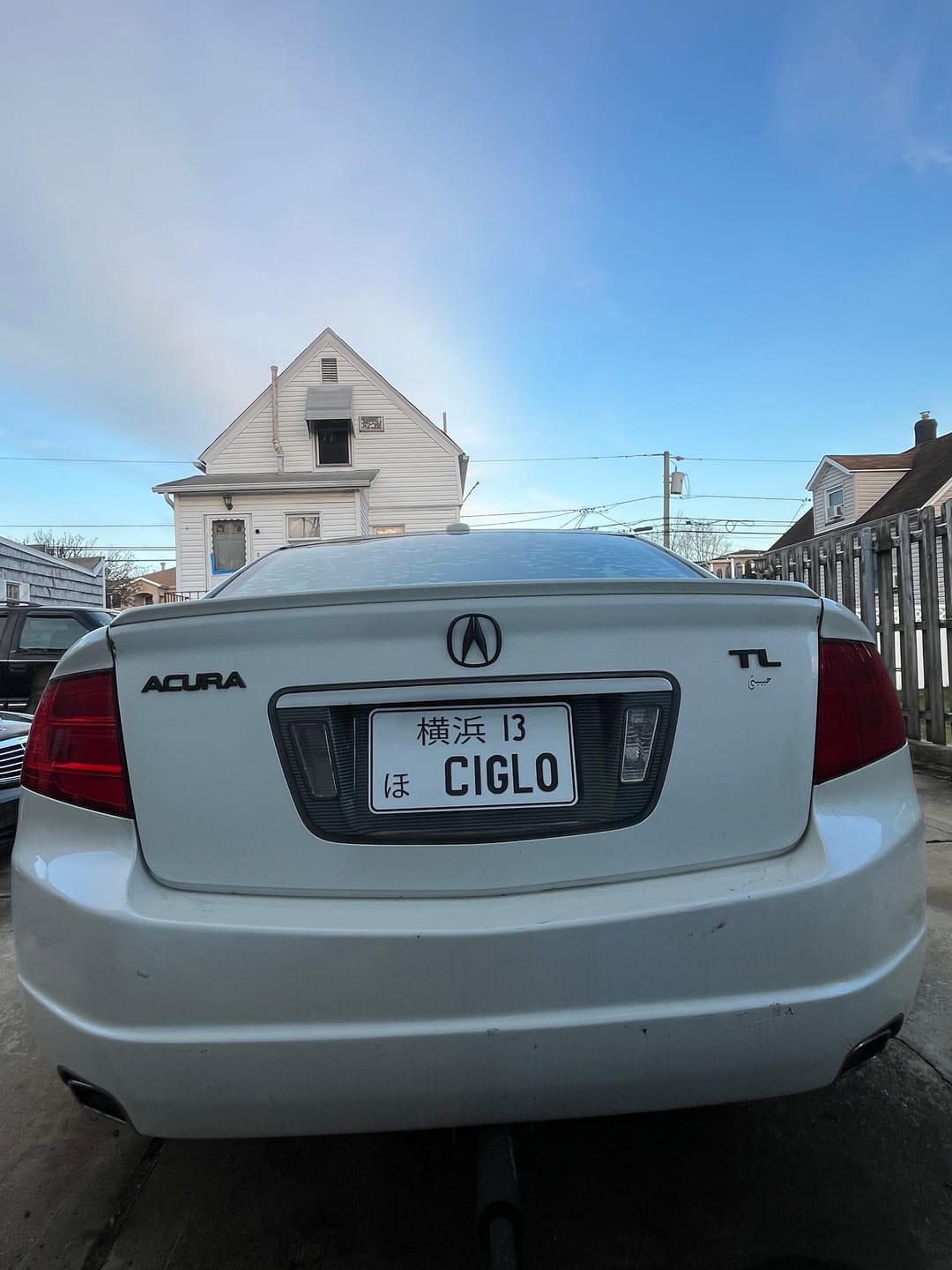 Customer photo review of Custom Japanese License Plate - Vanity & Magnetic Cover