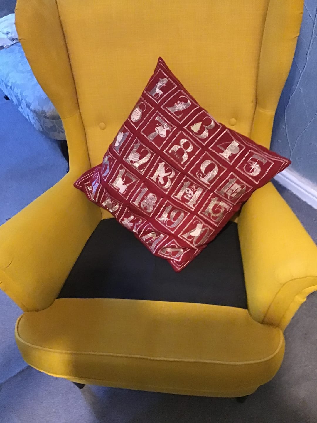 Customer photo review of Fabric Paint -- Mustard Yellow