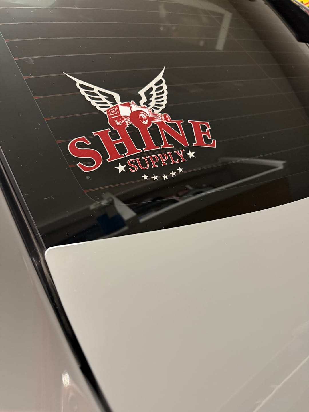 Customer photo review of Shine Supply Decal