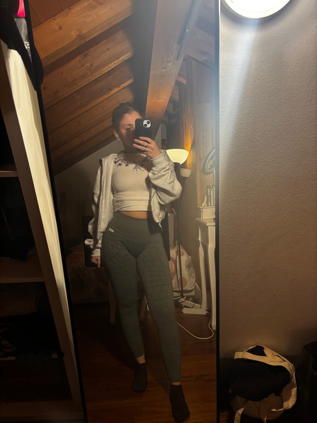 Customer photo review of Leggings Push Up All-up Cocco Verde