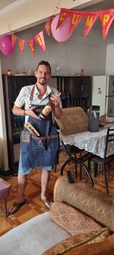 Customer photo review of Pechera de Mezclilla PK