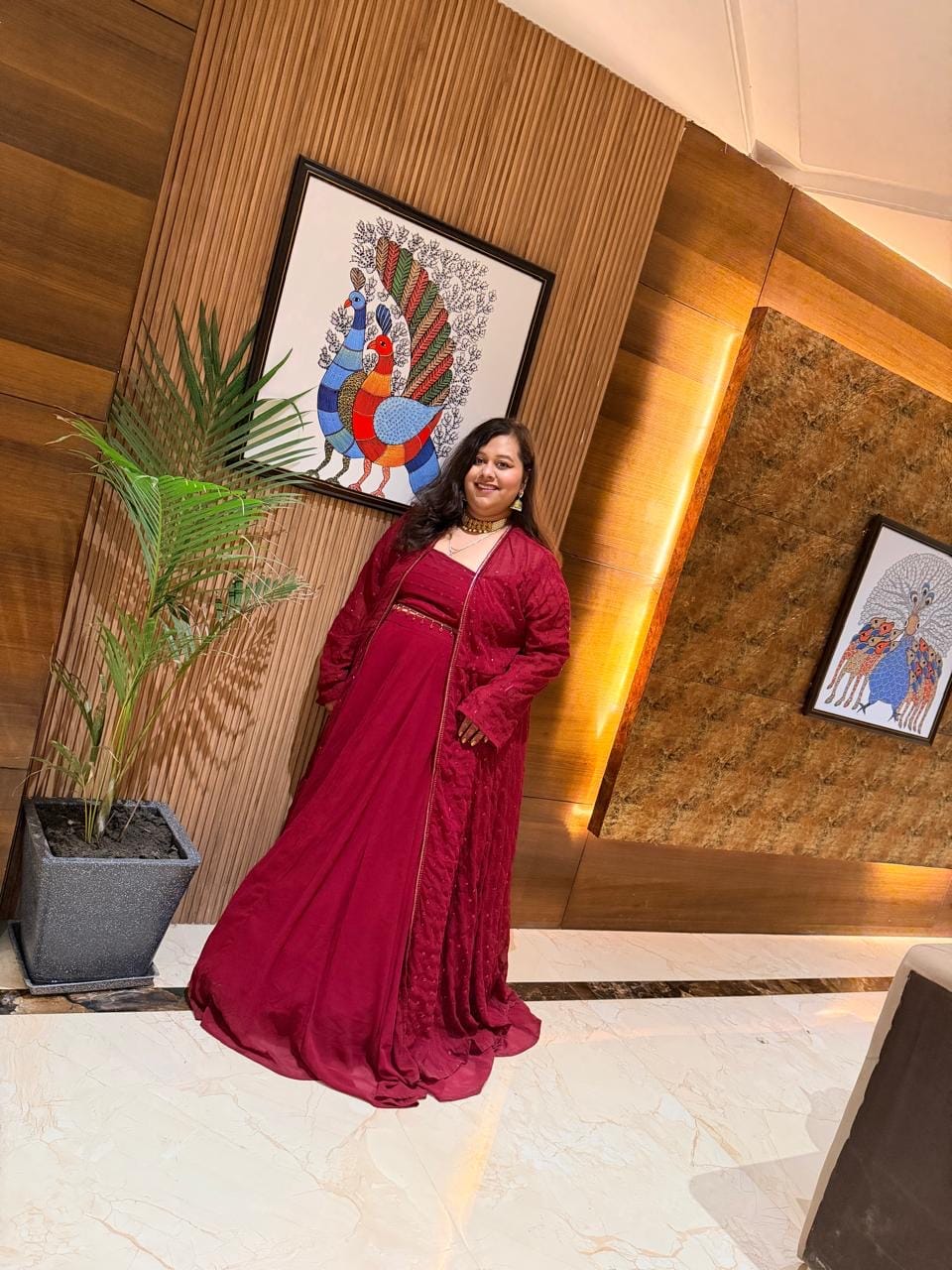 Customer photo review of Mastaani Ruby Overlay Set