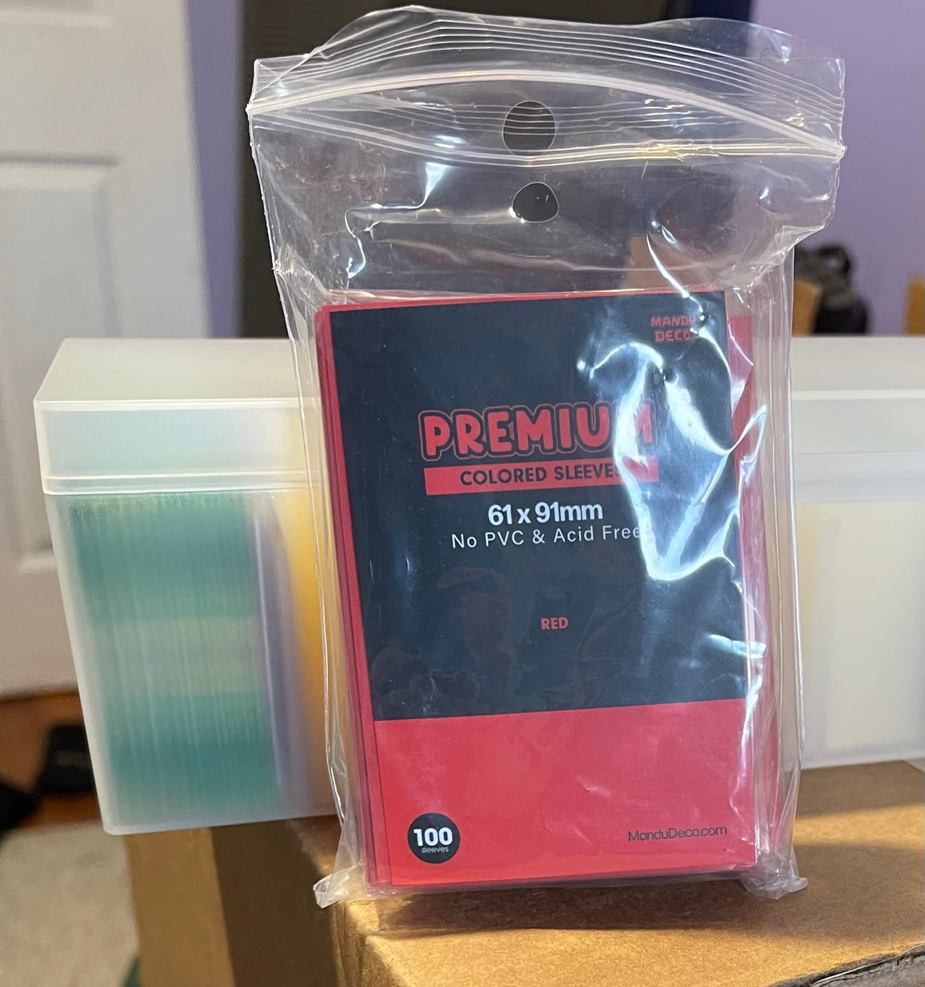Customer photo review of COLORED PHOTOCARD SLEEVES - 61x91mm