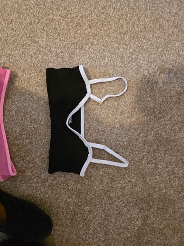 Customer photo review of SYDNEY Black & White Sweetheart Scoop Top