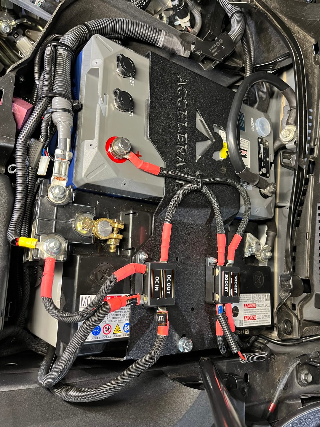 Customer photo review of Dual Battery - 300 Series LandCruiser - Under Bonnet - With Jumpstart Feature