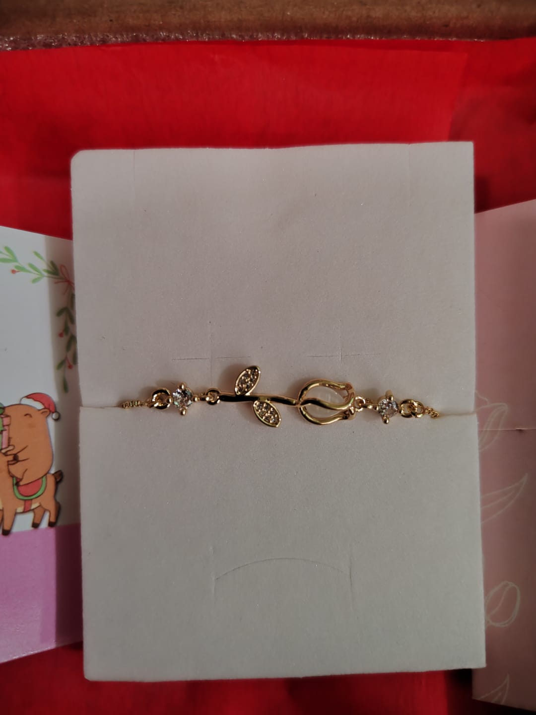 Customer photo review of Pulsera Ajustable Tulipán