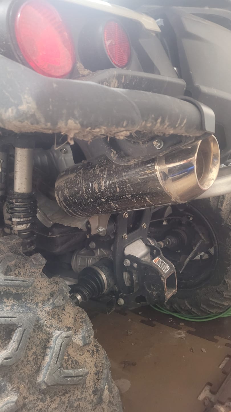 Customer photo review of RPM Can-Am Outlander Sport Muffler 2013-2024 1000R/800R/650/570/500
