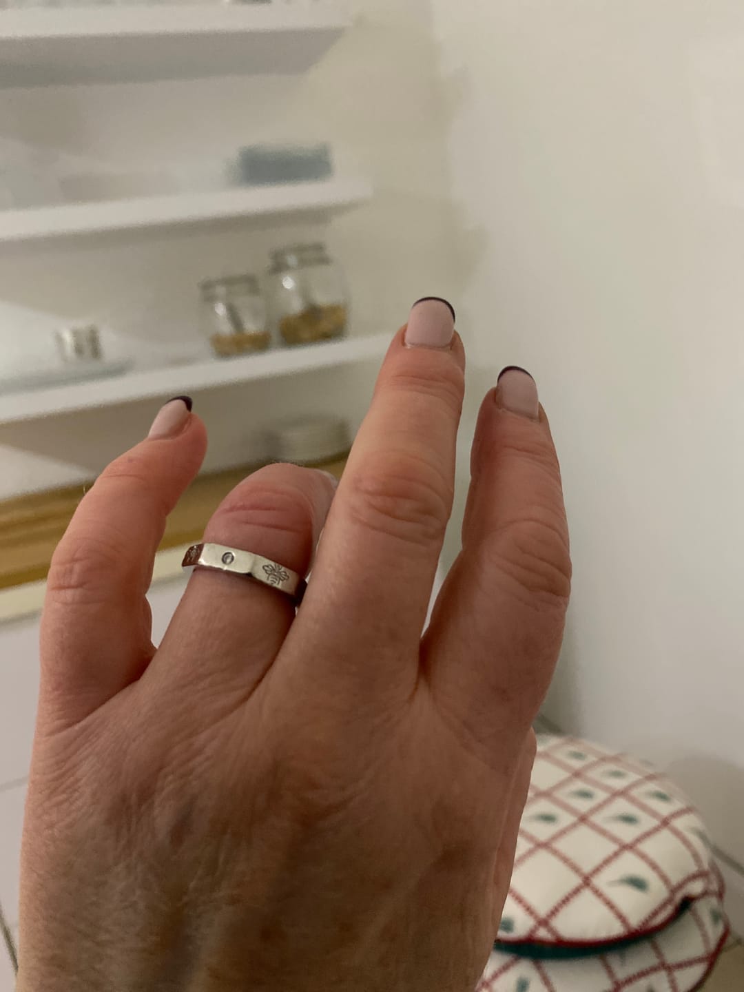 Customer photo review of Silver Bee Ring