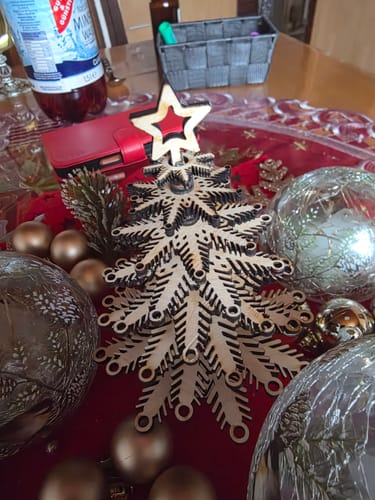 Customer photo review of Christmas tree 3 bundle laser cut svg file