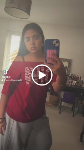 Customer video review of diva baby tee