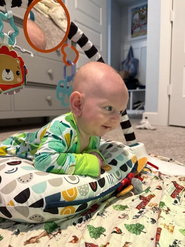 Customer photo review of A is for Apple Green Zippy