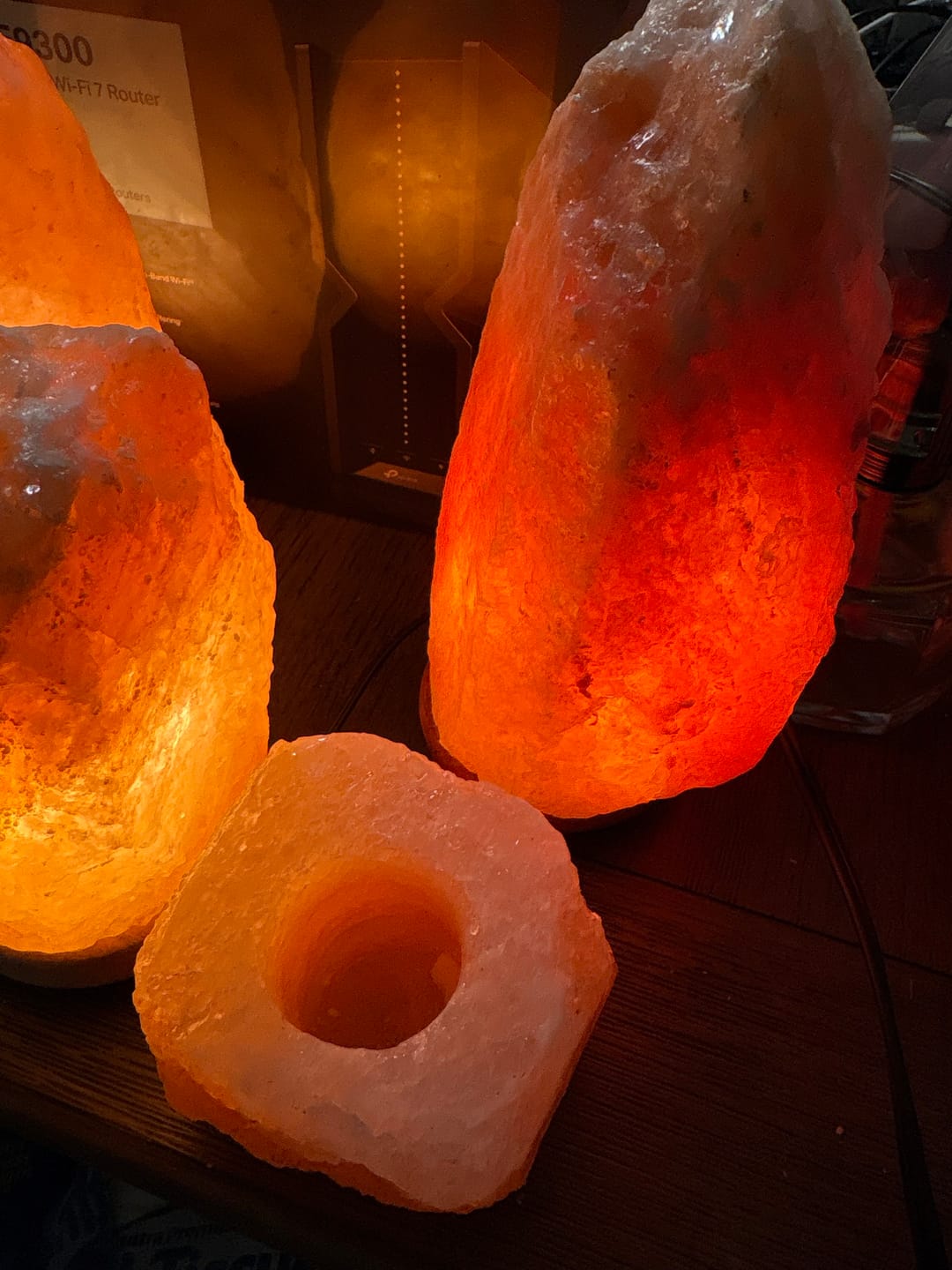 Customer photo review of (Set of 6) Original Himalayan Salt Lamps - Large