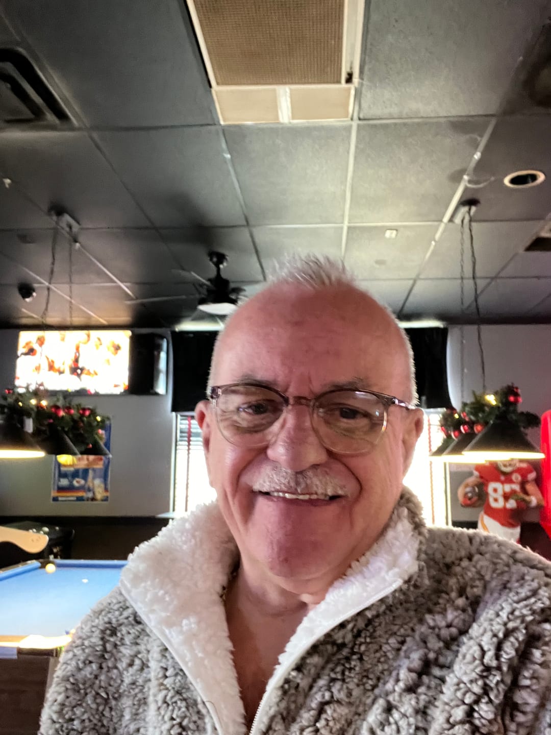 Customer photo review of Reversible Double Sherpa 1/4 Zip