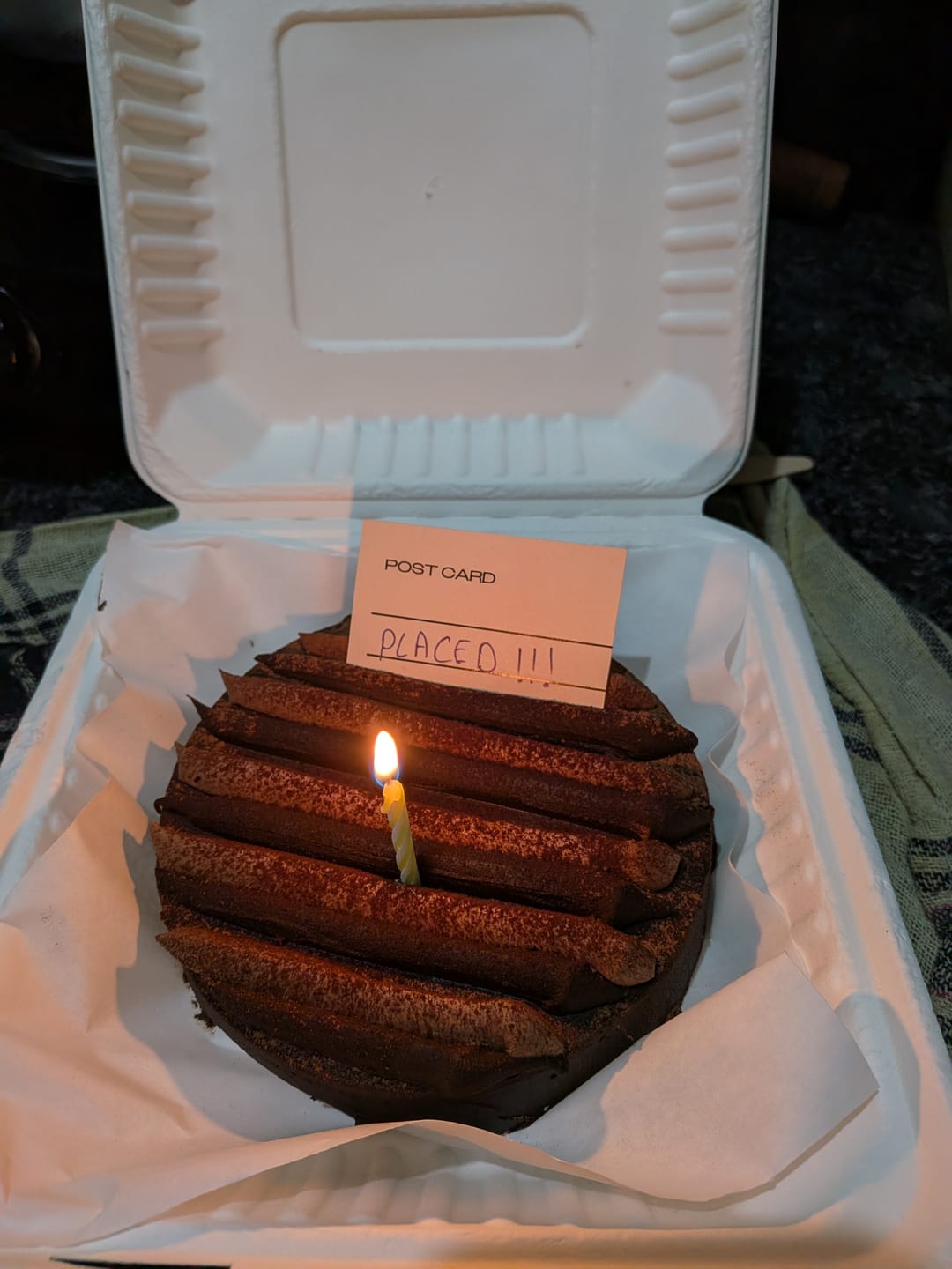 Customer photo review of Chocolate Truffle 300 Gms Cake