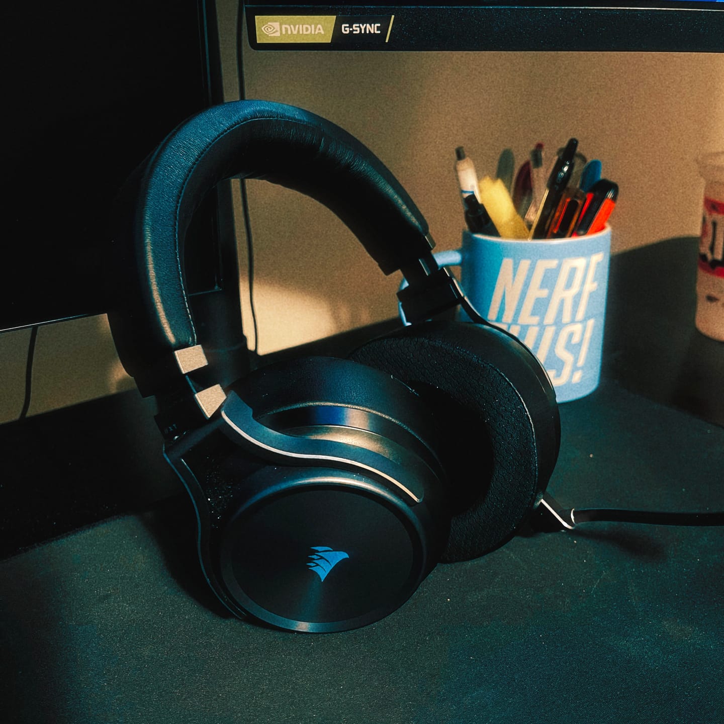 Customer photo review of Corsair Virtuoso Earpads - WC FreeZe Cooling Gel