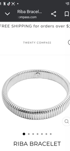 Customer photo review of Riba Bracelet - Silver