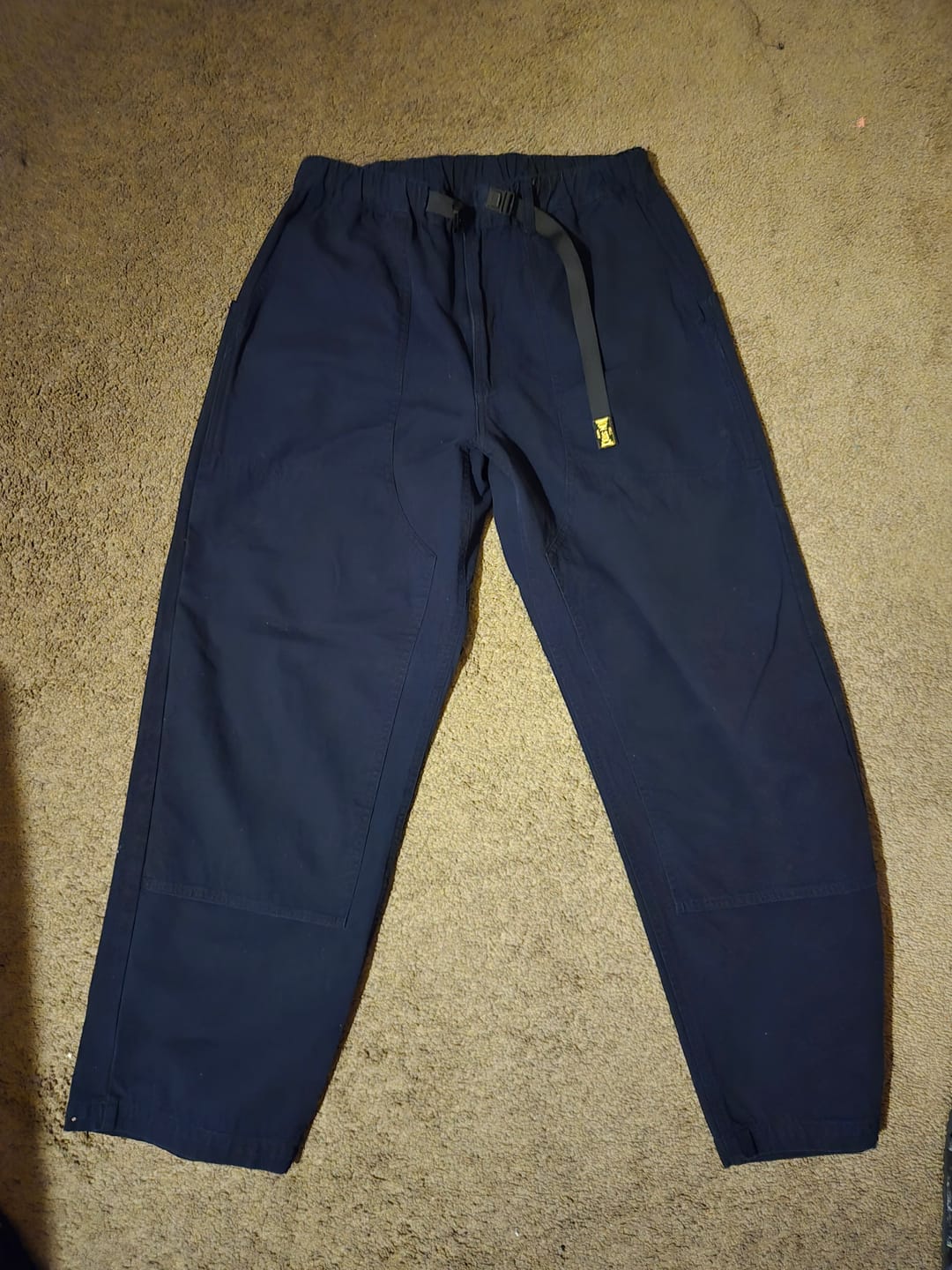 Customer photo review of 10 oz Cotton Canvas Climbing Pants - Navy