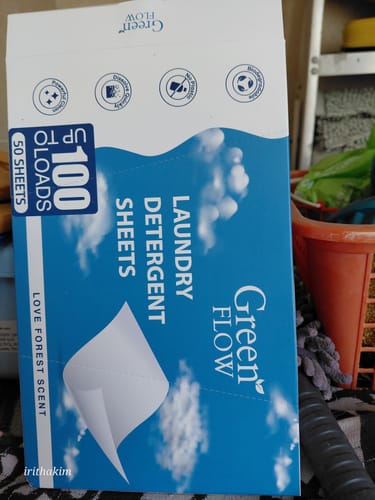 Customer photo review of דפי ניקוי כביסה