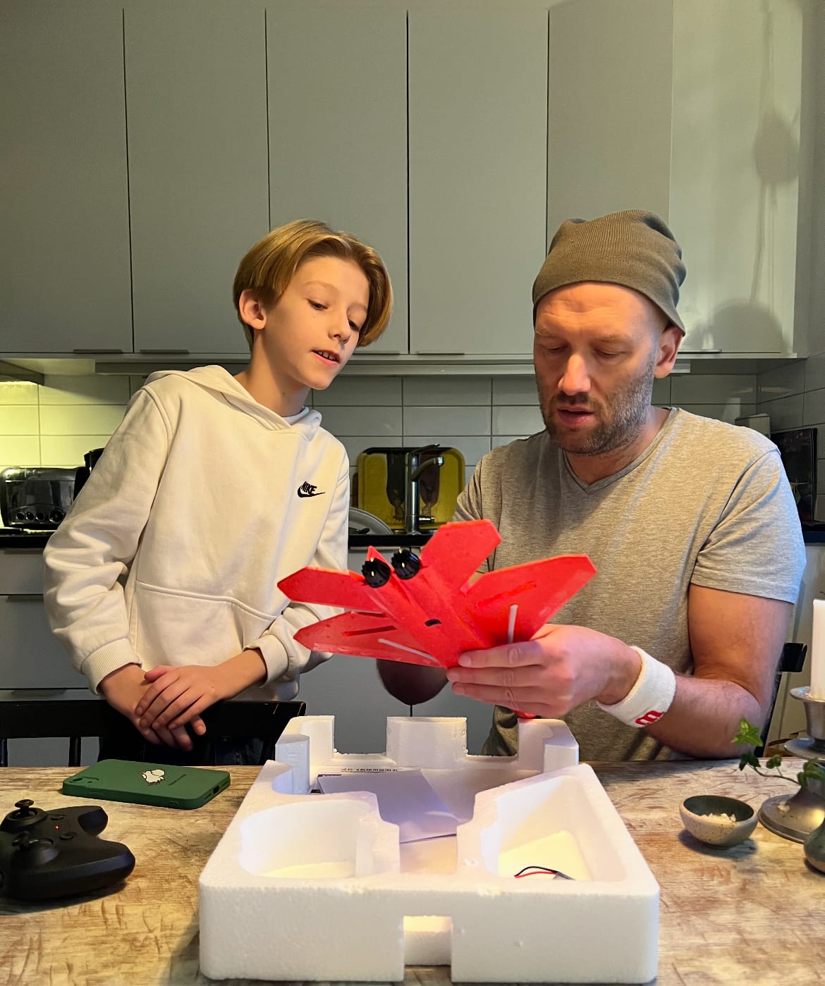 Customer photo review of F-22 Spartacus RC Fighter Jet