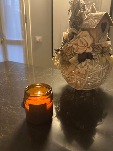 Customer photo review of Candela profumata e mangiaodori - "Dolcezza"