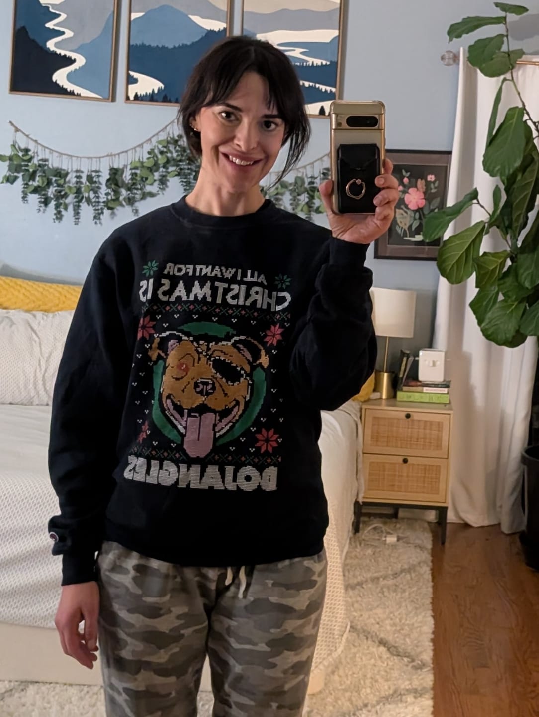 Customer photo review of 2025 Bojangles Holiday Sweatshirt
