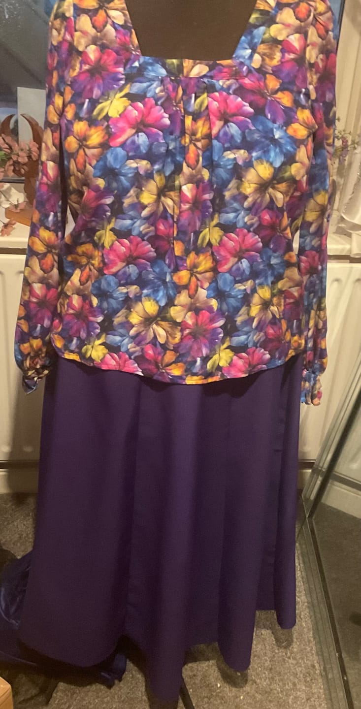 Customer photo review of Plain Polyester Suiting Fabric