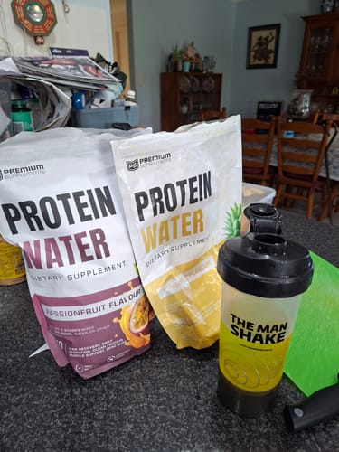 Customer photo review of Protein Water