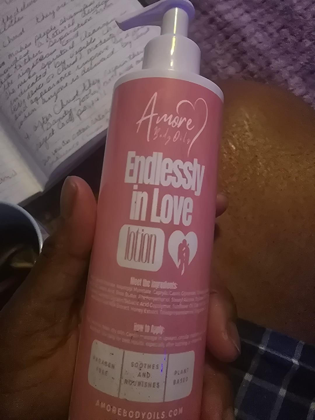 Customer photo review of Endlessly in Love - Lotion