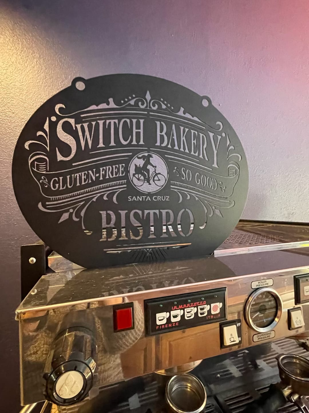 Customer photo review of Custom Metal Business Logo Sign – Personalized Laser-Cut Wall Art for Office or Shop