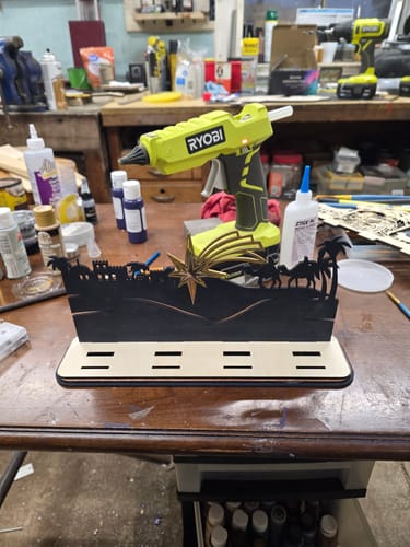 Customer photo review of Nativity scene table decor laser cut svg file