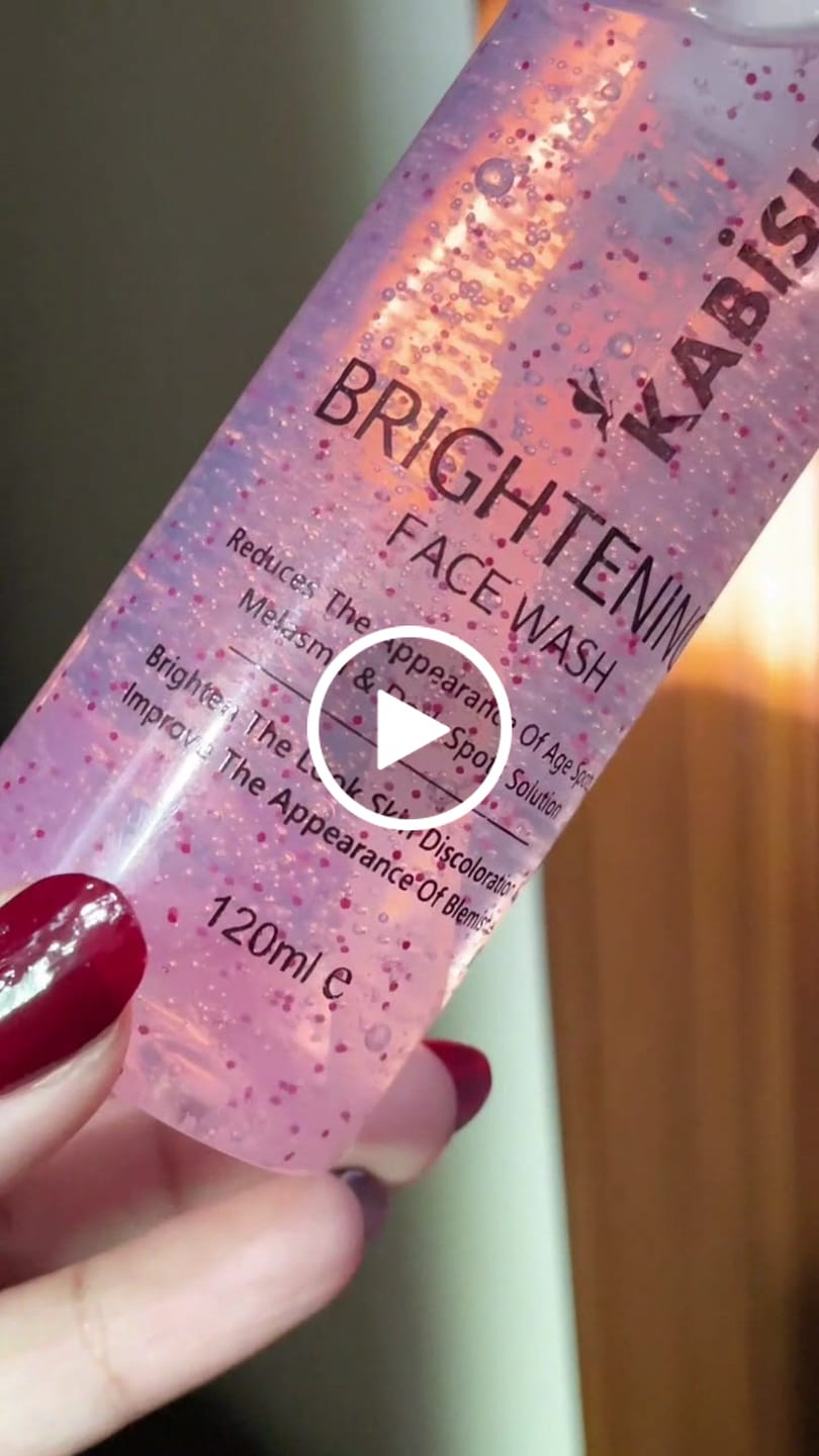 Customer video review of Brightening Facewash 150ml