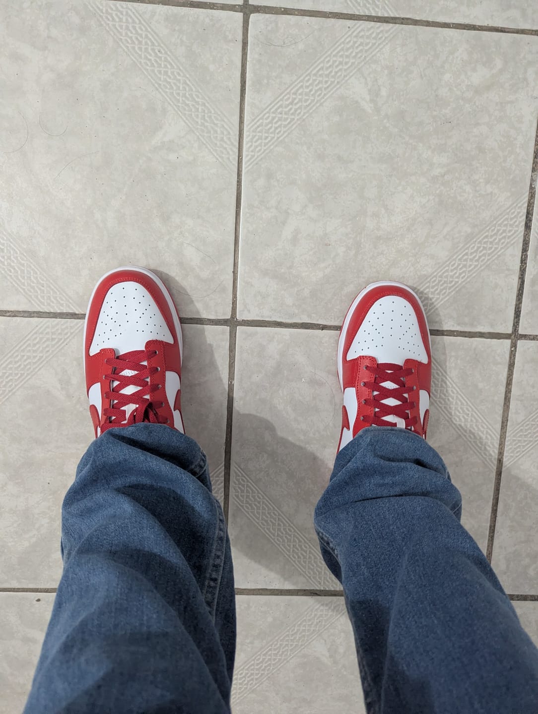Customer photo review of Tenis Dunk Low University Red Importado