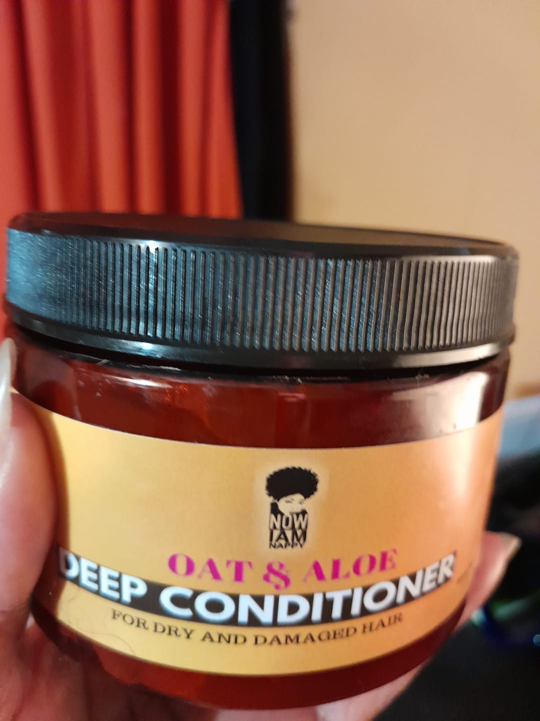 Customer photo review of Oat and Aloe Deep Conditioner